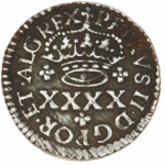 D. Pedro II 2 Vinténs (XXXX Réis) N/D (1683-1706) Prata